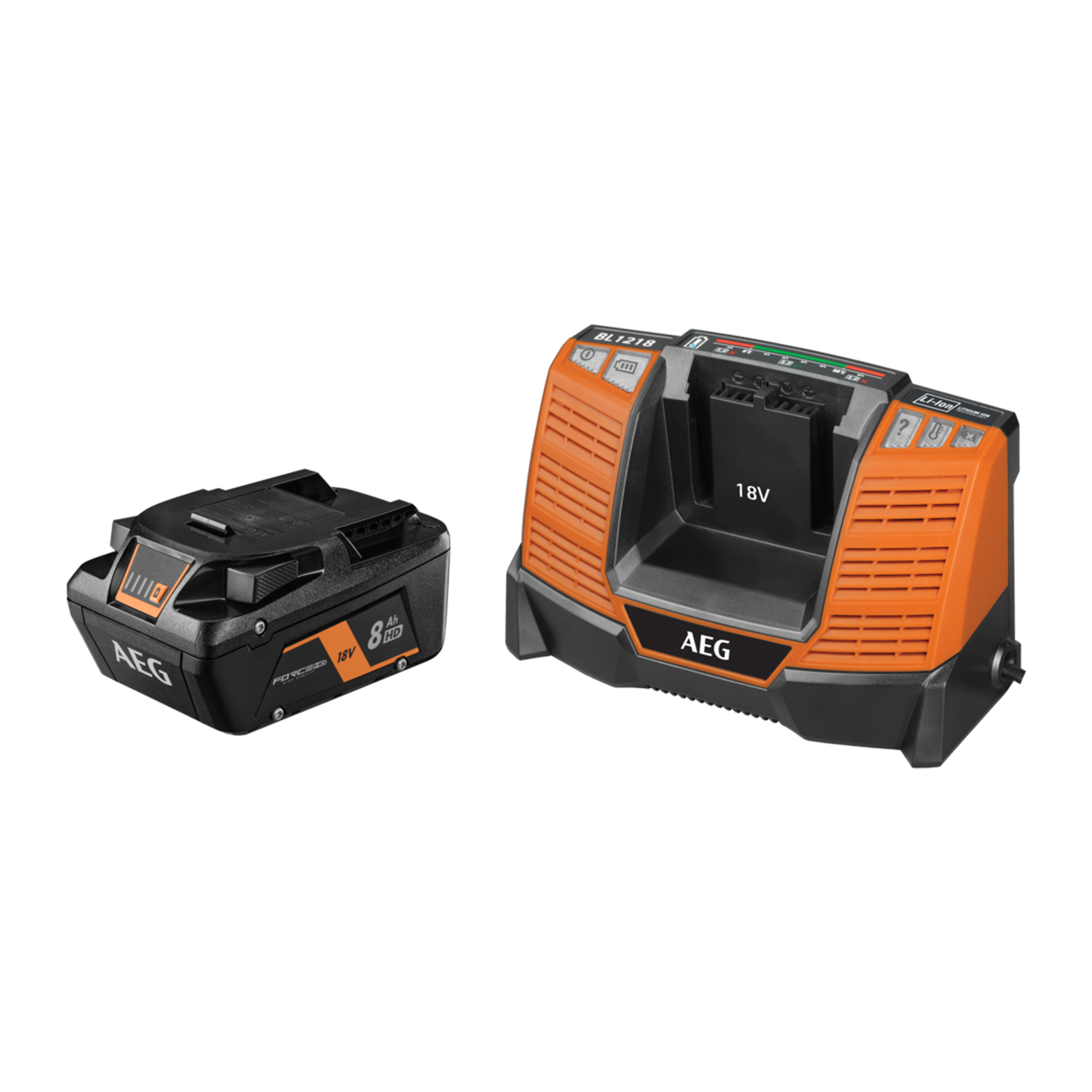 18V 8.0AH FORCE HD BATTERY & CHARGER PACK