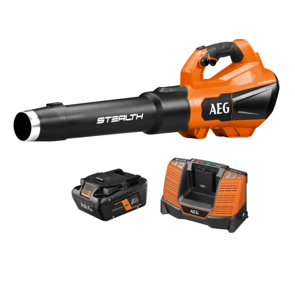 18V FUSION STEALTH 560CFM Jet Blower 8Ah Kit