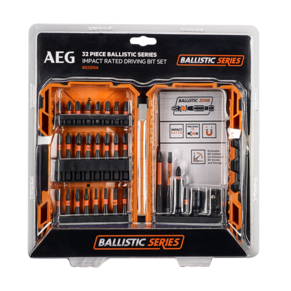 32 Piece Ballistic Series Impact Driving Set