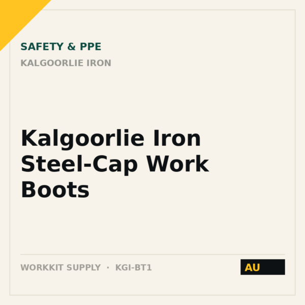 Kalgoorlie Iron Steel-Cap Work Boots