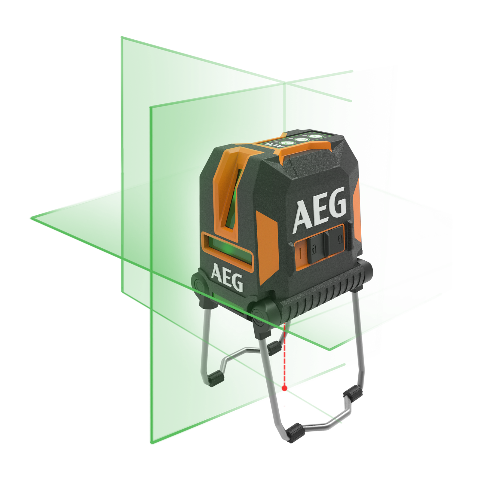 THREE GREEN LINE LASER + PLUMB DOWN